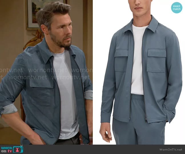 Reiss Hylo Shirt worn by Liam Spencer (Scott Clifton) on The Bold and the Beautiful