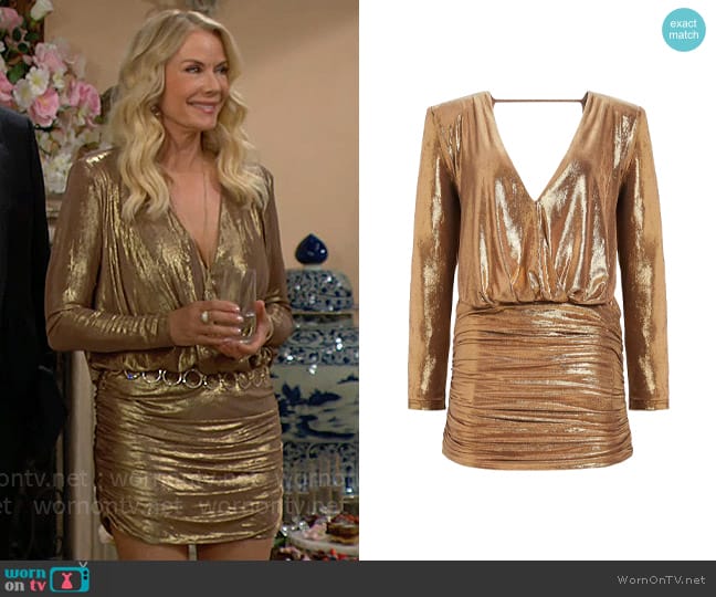 Retrofete Marilyn Dress worn by Brooke Logan (Katherine Kelly Lang) on The Bold and the Beautiful