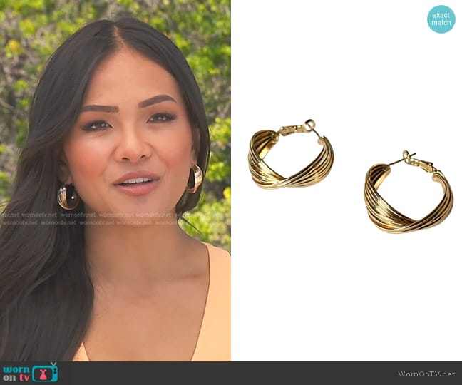 Robyn Rhodes Merie Earring worn by Jenn Tran on The Bachelorette