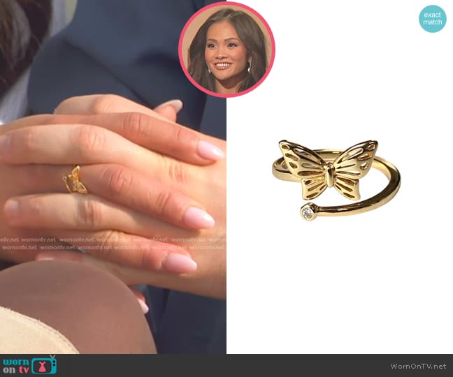 Robyn Rhodes Brielle Ring worn by Jenn Tran on The Bachelorette