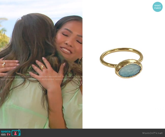 Robyn Rhodes Luna Ring worn by Jenn Tran on The Bachelorette