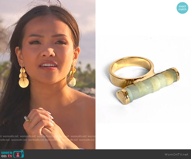 Robyn Rhodes Maka Ring worn by Jenn Tran on The Bachelorette