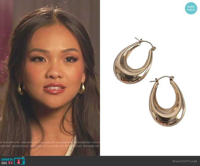 Robyn Rhodes Brenda Earrings worn by Jenn Tran on The Bachelorette