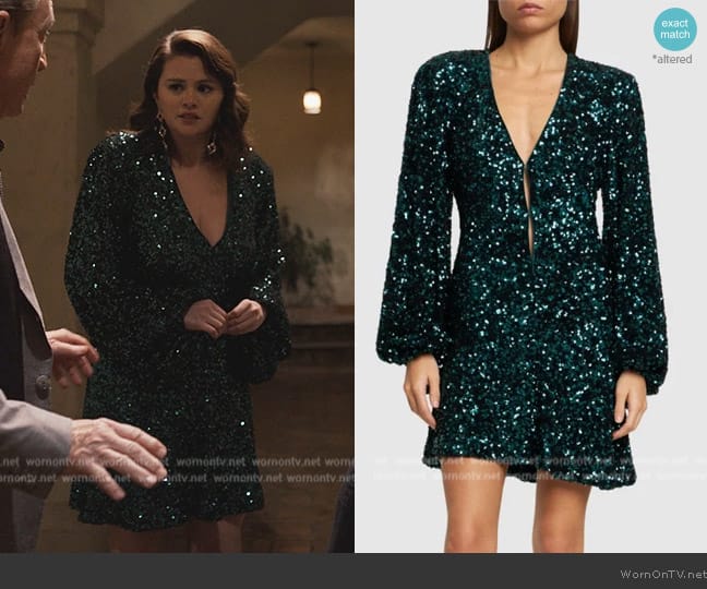 Rotate by Rotate Sequined Minidress worn by Mabel Mora (Selena Gomez) on Only Murders in the Building