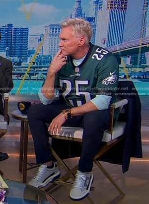 Sam Champion's sneakers on Good Morning America