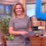 Sara’s gray wrap dress on The View