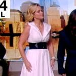 Sara’s white belted dress on The View