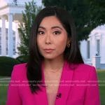 Selina Wang’s pink blazer on Good Morning America