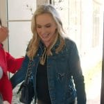 Shannon’s star embroidered denim jacket  on The Real Housewives of Orange County