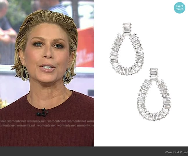 Shashi Empress Earrings worn by Jill Martin on Today