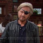 Steve’s black leather jacket on Days of our Lives