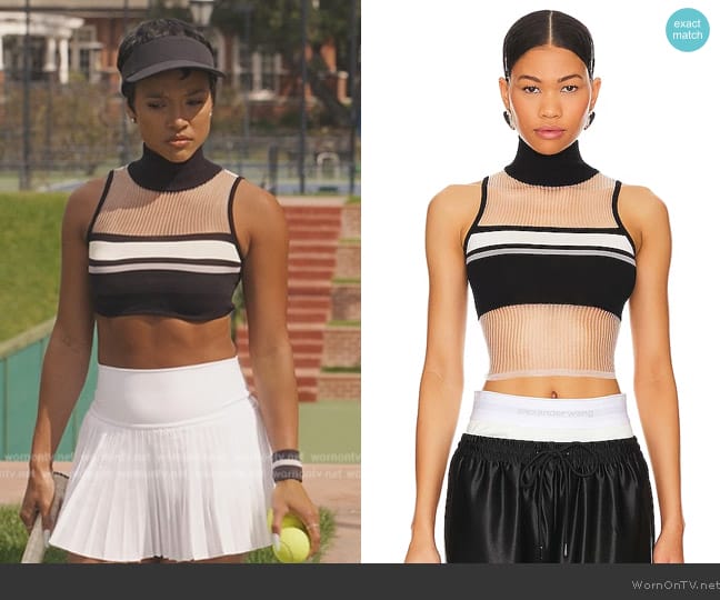 Superdown Julianna Top worn by Karrueche Tran (Karrueche Tran) on Bel-Air