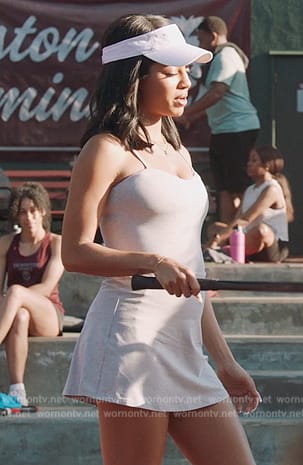 Thea's tennis mini dress on All American Homecoming