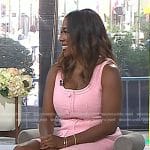 Tiffany Reid’s pink tweed mini dress on Today