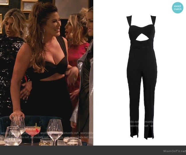 Topshop Cutout Jumpsuit worn by Emily Simpson on The Real Housewives of Orange County