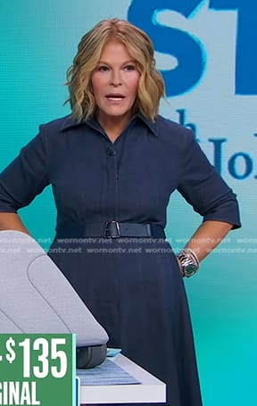 Tory's belted denim shirtdress on Good Morning America