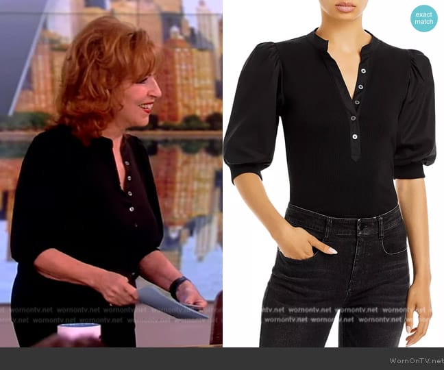 Veronica Beard Coralee Front Button Blouse worn by Joy Behar on The View