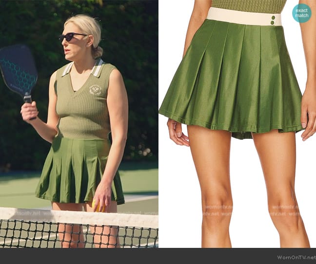 We Wore What Tennis Skort worn by Gina Kirschenheiter on The Real Housewives of Orange County