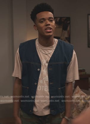 Will's denim vest on Bel-Air