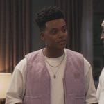 Will’s lavender vest on Bel-Air