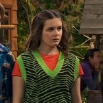 Winnie’s green stripe vest on Bunkd