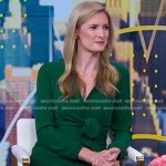 Alexandra Reeve Givens’s green dress on Good Morning America