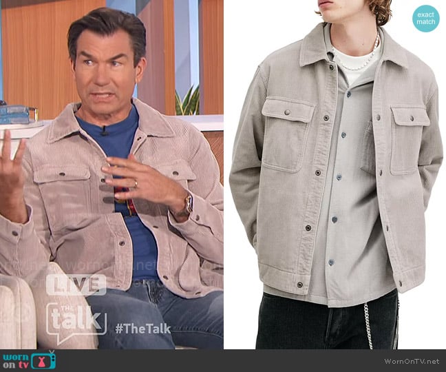 All Saints Castleford Corduroy Shirt worn by Jerry O'Connell on The Talk