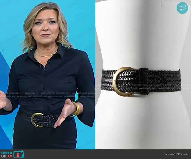 Anthropologie The Sienna Belt worn by Christine Romans on Today