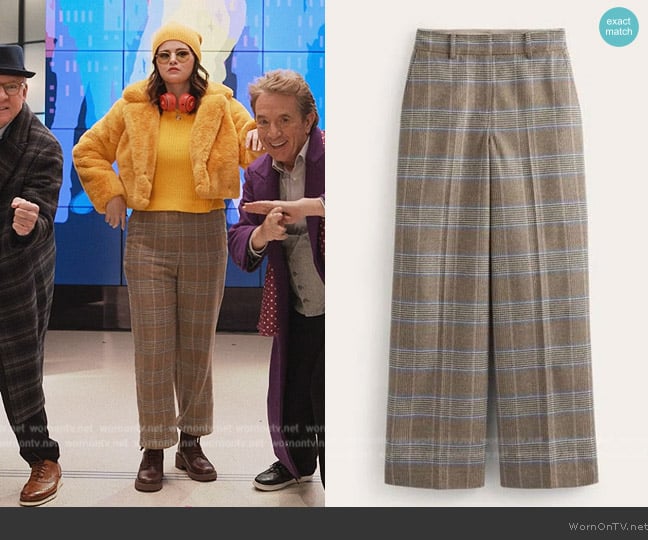 Boden Westbourne Wool Pants worn by Mabel Mora (Selena Gomez) on Only Murders in the Building