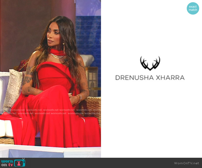 Drenusha Xharra Custom designed worn by Sara Al Madani (Sara Al Madani) on The Real Housewives of Dubai