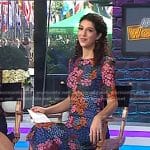 Elena Nicolaou’s floral dress on Today