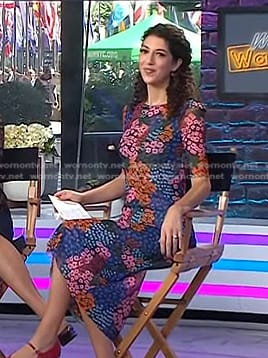 Elena Nicolaou's floral dress on Today