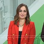 Farnoosh Torabi’s red blazer on Today