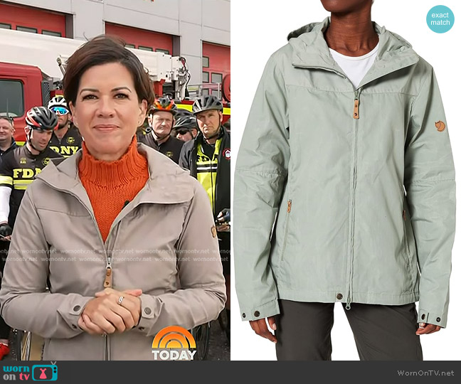 Fjallraven Stina Jacket worn by Kelly Cobiella on Today