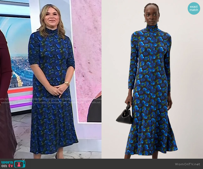 Hunter Bell Kings Hill Dress worn by Jenna Bush Hager on Today