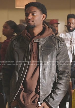 JR's leather jacket on All American Homecoming