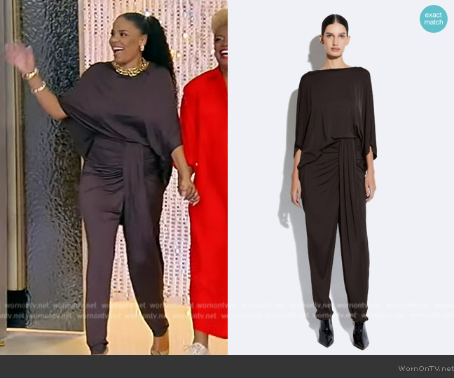 LaPointe Jersey Tunic Top worn by Sanaa Lathan on Tamron Hall Show