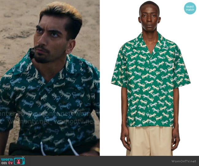 Marni Magdalena Suarez Frimkess Edition Naif Tiger Shirt worn by Dionysus (Nabhaan Rizwan) on Kaos