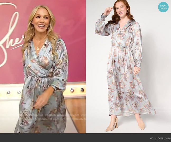 Me by Jennie Garth Woven Maxi Dress worn by Jennie Garth on Sherri