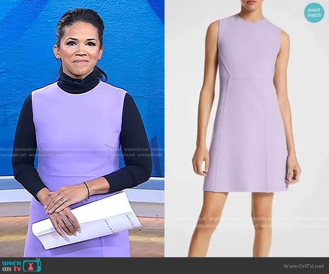 WornOnTV: Laura Jarrett’s purple sleeveless sheath dress on Today ...