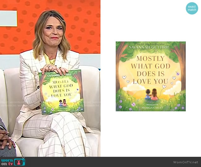 Savannah Guthrie Mostly What God Does is Love You Book worn by Savannah Guthrie on Today