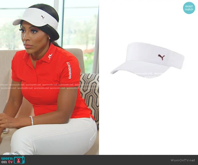 Puma Golf Visor worn by Caroline Brooks (Caroline Brooks) on The Real Housewives of Dubai