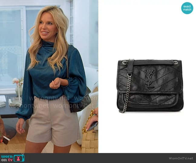 Saint Laurent Baby Niki Bag worn by Jessica Taylor on Owning Manhattan