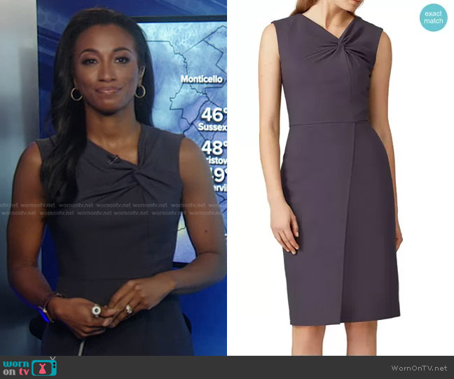 Rebecca Taylor Tailored Garbine Suiting Dress worn by Brittany Bell on Good Morning America