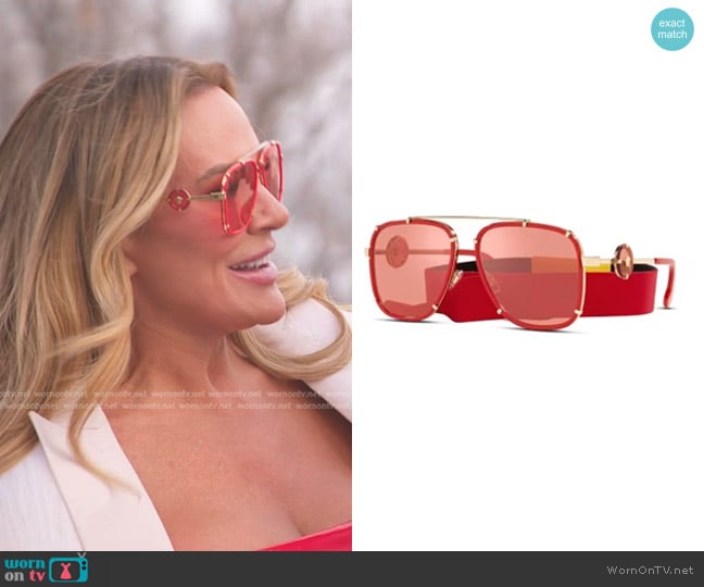 Versace VE2232 Sunglasses worn by Heather Gay on The Real Housewives of Salt Lake City