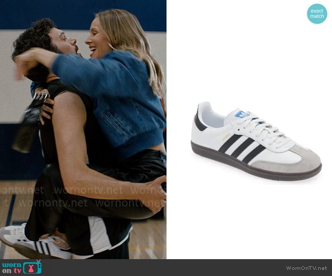 Adidas Samba Sneaker in Ftwwht/Cbl worn by Joanne (Kristen Bell) on Nobody Wants This