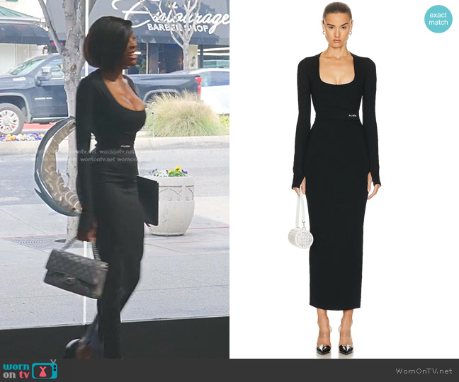 Alaia Long Sleeve Dress worn by Chelsea Lazkani on Selling Sunset