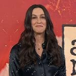 Alanis Morissette’s black embellished shirt on Today