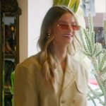 Alanna’s cutout trench jacket on Selling Sunset