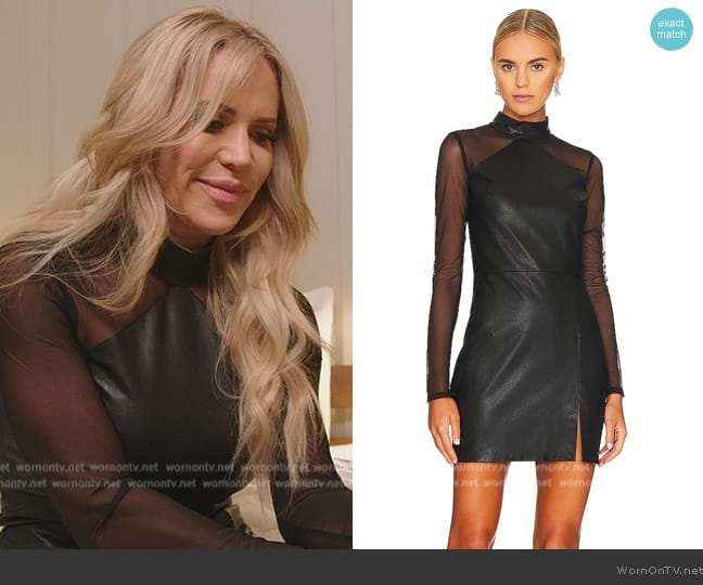 Amanda Uprichard Phantom Mini Dress worn by Jennifer Pedranti on The Real Housewives of Orange County